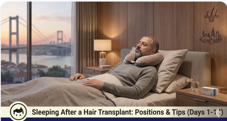 Best Sleeping Positions After a Hair Transplant: Tips for Days 1-14