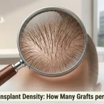 Hair Transplant Density: How Many Grafts per cm² is Natural?