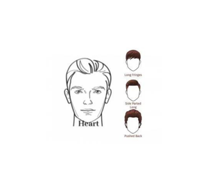 Haircuts for diamond faces and heart faces