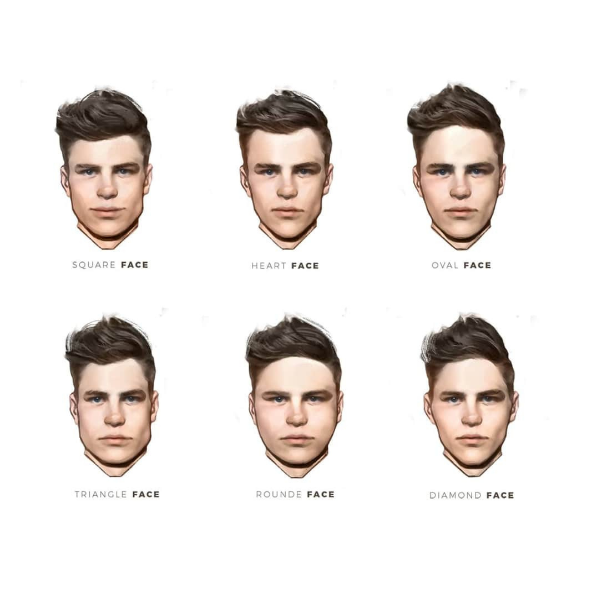 Haircuts for long faces