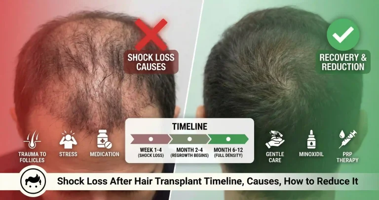 Shock Loss After Hair Transplant: Timeline, Causes, How to Reduce It