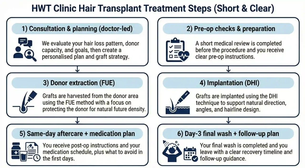 Treatment Steps (Short & Clear)
